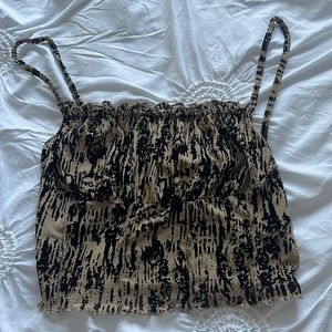 Crop top, kind of translucent, sexy